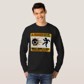 T-shirt DUBSTEP avertissant la basse extrême (Devant entier)