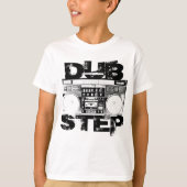 T-shirt Dubstep Boombox noir (Devant)