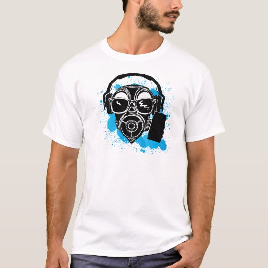 T-shirt Dubstep Gasmask (Devant)