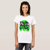 T-shirt Dubstep Gasmask vert (Devant entier)