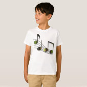 T-shirt Dubstep Notes Enfants et Baby Light Shirt (Devant entier)