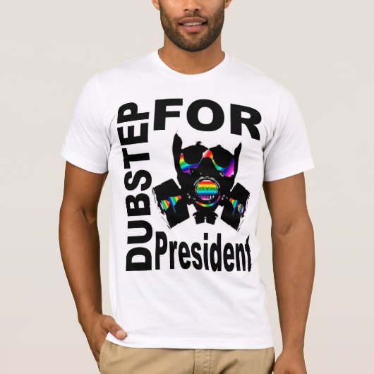 T-shirt Dubstep Pour Président (Devant)