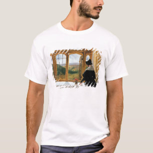 T-shirt Duchesse d'Abercorn regardant hors d'une fenêtre