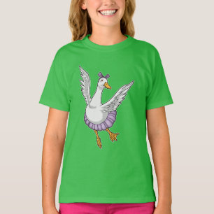 T-shirt Duck Ballerina Ballet Danse