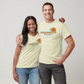 T-shirt Duck Beach Caroline du Nord Sun Palm Trees (Unisexe)