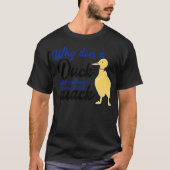 T-shirt Duck Butt Quack Drôle cadeau T I Costume labrador  (Devant)