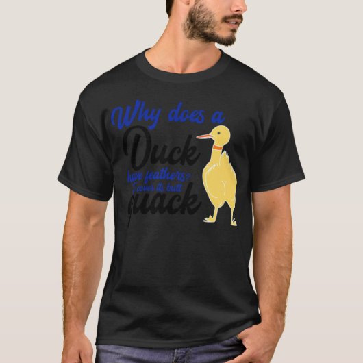T-shirt Duck Butt Quack Drôle cadeau T I Costume labrador  (Devant)