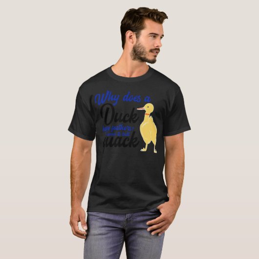 T-shirt Duck Butt Quack Drôle cadeau T I Costume labrador  (Devant entier)