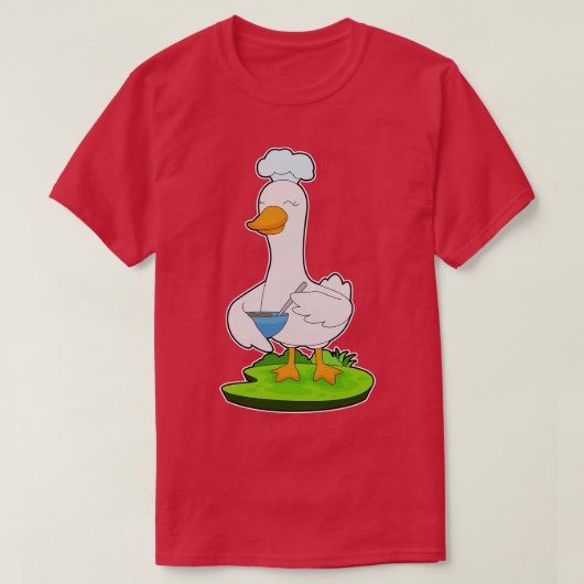T-shirt Duck Chef Bowl (Design devant)