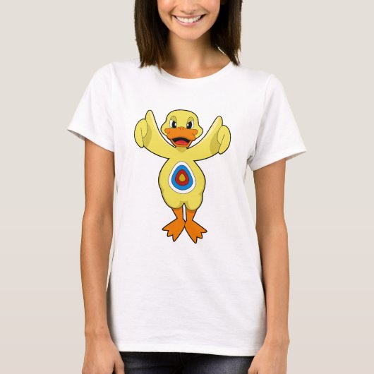 T-shirt Duck Darts Bullseye (Devant)