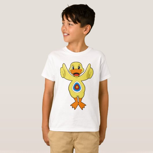 T-shirt Duck Darts Bullseye (Devant entier)