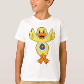 T-shirt Duck Darts Bullseye (Devant)
