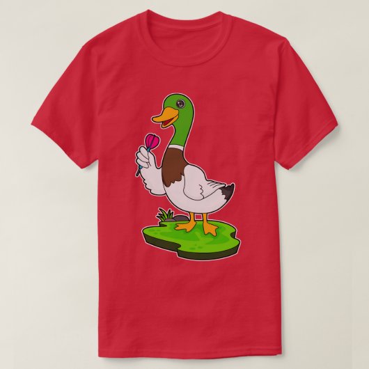 T-shirt Duck Darts Dart (Design devant)