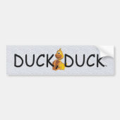 T-SHIRT Duck Duck Bumpersticker (Voorkant)