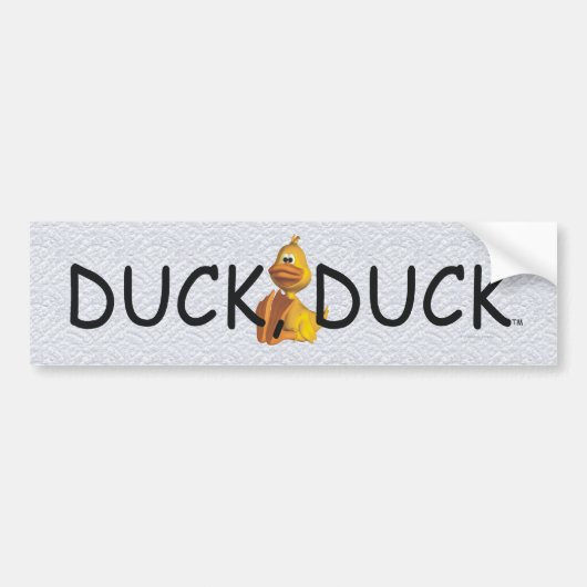 T-SHIRT Duck Duck Bumpersticker (Voorkant)
