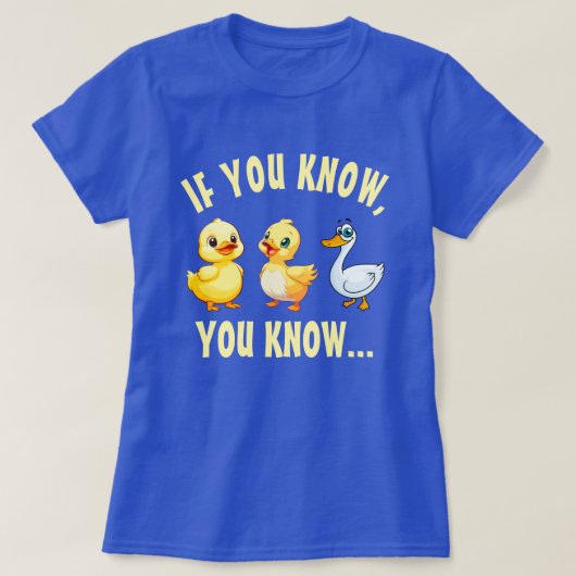 T-shirt Duck Duck Goose Fun (Design devant)