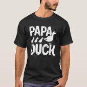 T-shirt Duck Ducks Mens Papa Duck (Devant)