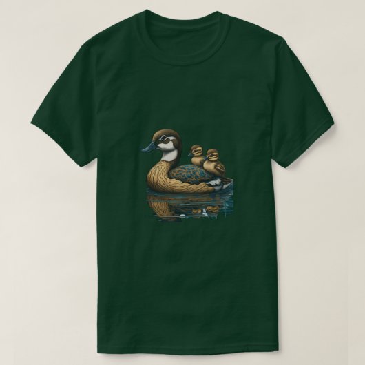 T-shirt Duck Dynasty mama canard (Design devant)
