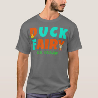 T-shirt DUCK FAIRY go vegan