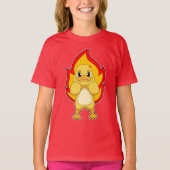 T-shirt Duck Flame (Devant)