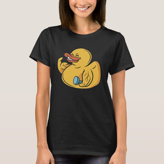 T-shirt Duck Gym Workout Muscles (Devant)