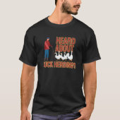T-shirt Duck Herder Inspirée Duck Herder Connexe Duck Gat (Devant)