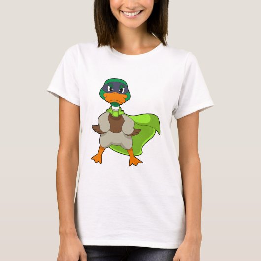 T-shirt Duck Hero Cape (Devant)