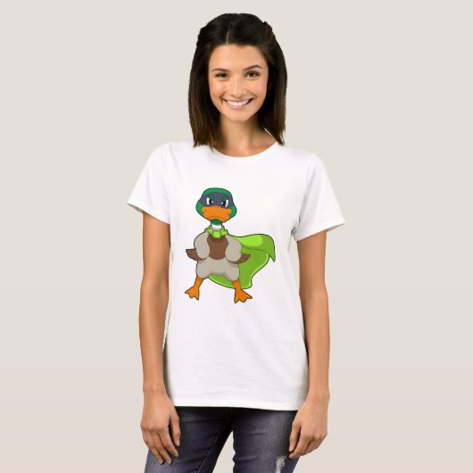 T-shirt Duck Hero Cape (Devant entier)