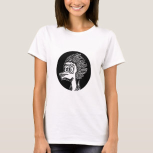 T-shirt Duck homme portrait dessin mince