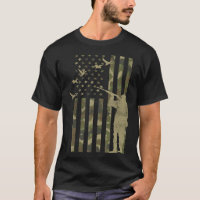 Duck Hunter Drapeau Américain Camo Duck Chasse C