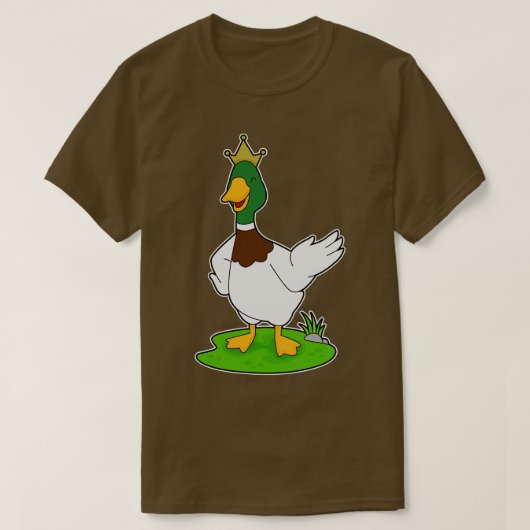 T-shirt Duck King Crown (Design devant)