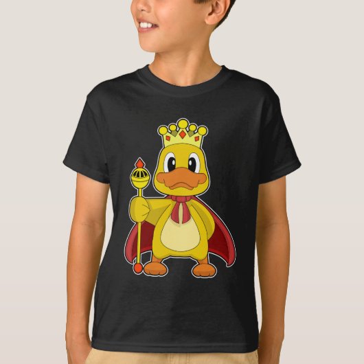 T-shirt Duck King Crown (Devant)