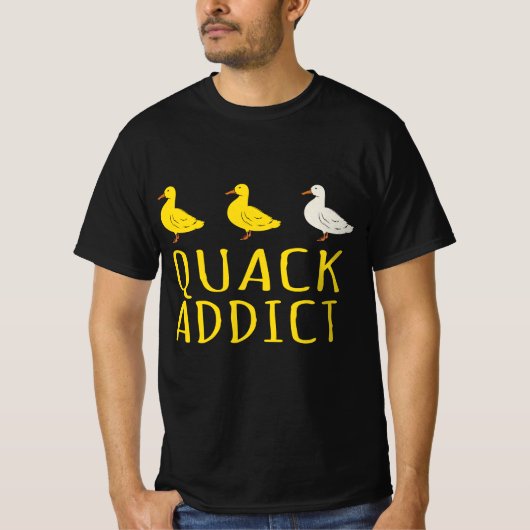 T-shirt Duck Lover - Addict Quack (Devant)