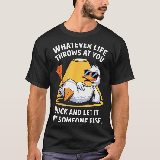 T-shirt Duck Lover Funny Quote For Men Women Boys Kids Gra (Devant)