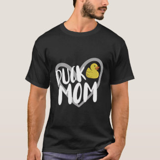 T-shirt Duck Maman Coeur Drôle Amant Canard