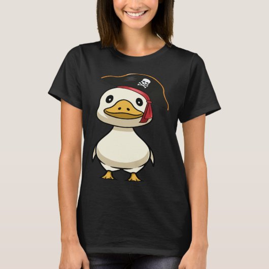 T-shirt Duck Pirate Farmer Duck Day Wild Duck 1 (Devant)