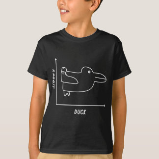 T-shirt Duck Rabbit Graph - Professeur de mathématiques am