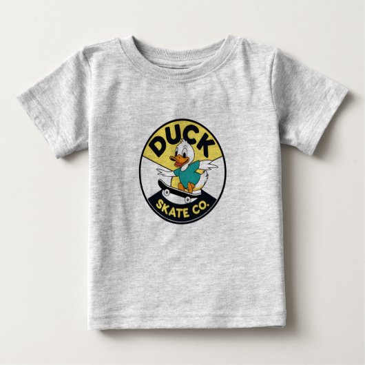T-shirt Duck Skate Co. Cool Cartoon Skater (Devant)