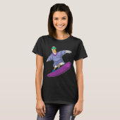 T-shirt Duck Snowboard Sports d'hiver (Devant entier)