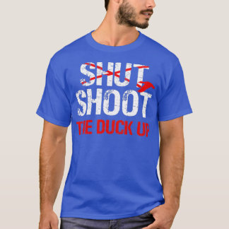 T-shirt Duck Up Funny Duck Chasse Conception pour la sauva