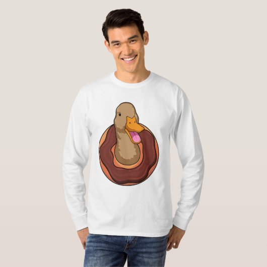 T-shirt Duck with Donut (Devant entier)