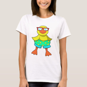 T-shirt Duck with Swim ring & Sung