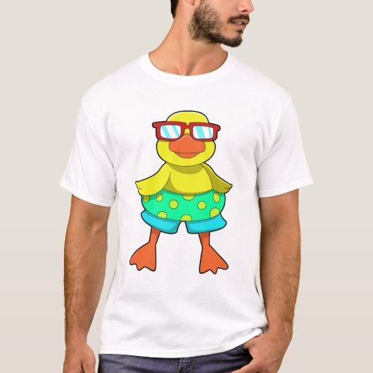 T-shirt Duck with Swim ring & Sung (Devant)