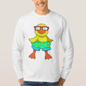 T-shirt Duck with Swim ring & Sung (Devant)