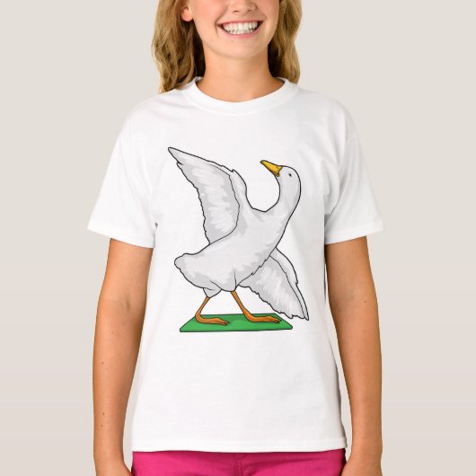 T-shirt Duck Yoga Méditation Fitness (Devant)