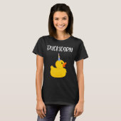 T-shirt Duckicorn Caoutchouc Canard Unicorn mignonne Canar (Devant entier)