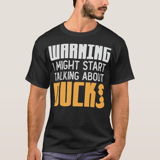 T-shirt Duckling Blague Duck Dit Canards (Devant)