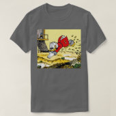T-shirt DuckTales Scrooge McDuck Nager En Espèces (Design devant)