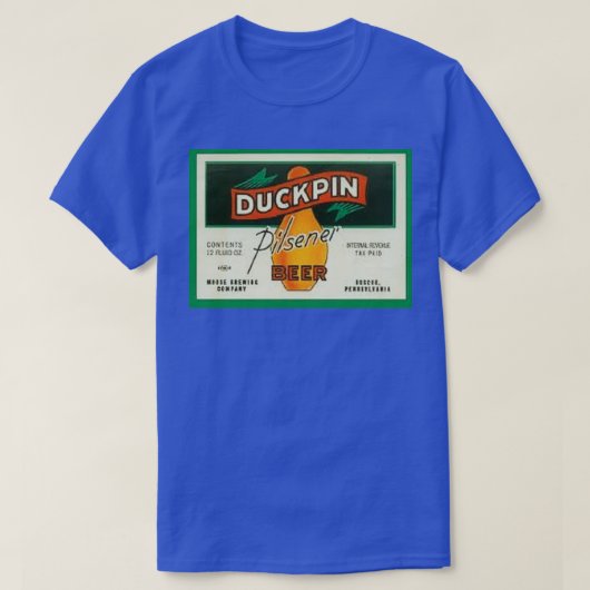T-shirt Ducpin Pilsner Beer T (Design devant)