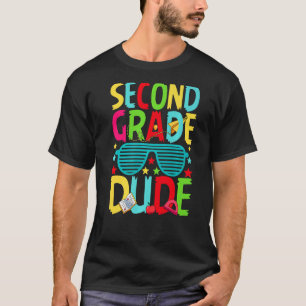 T-shirt Dude Deuxième Année Premier Jour Retour À L'École